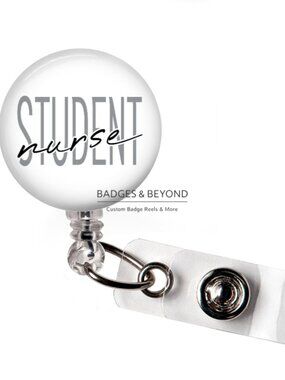 🩺📚 Student Nurse Badge Reel | Nursing School Retractable ID Holder